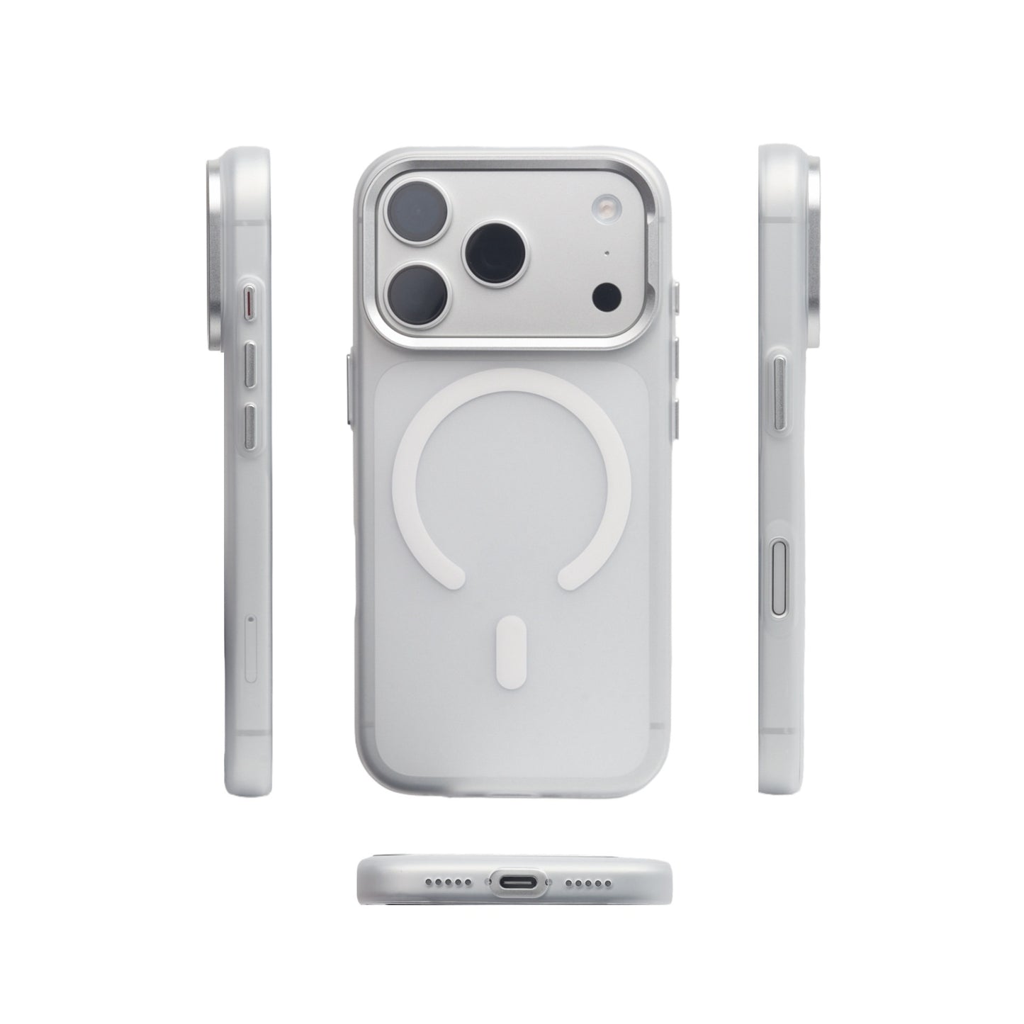 Magnetyczne matowe etui do iPhone 17 Pro Max